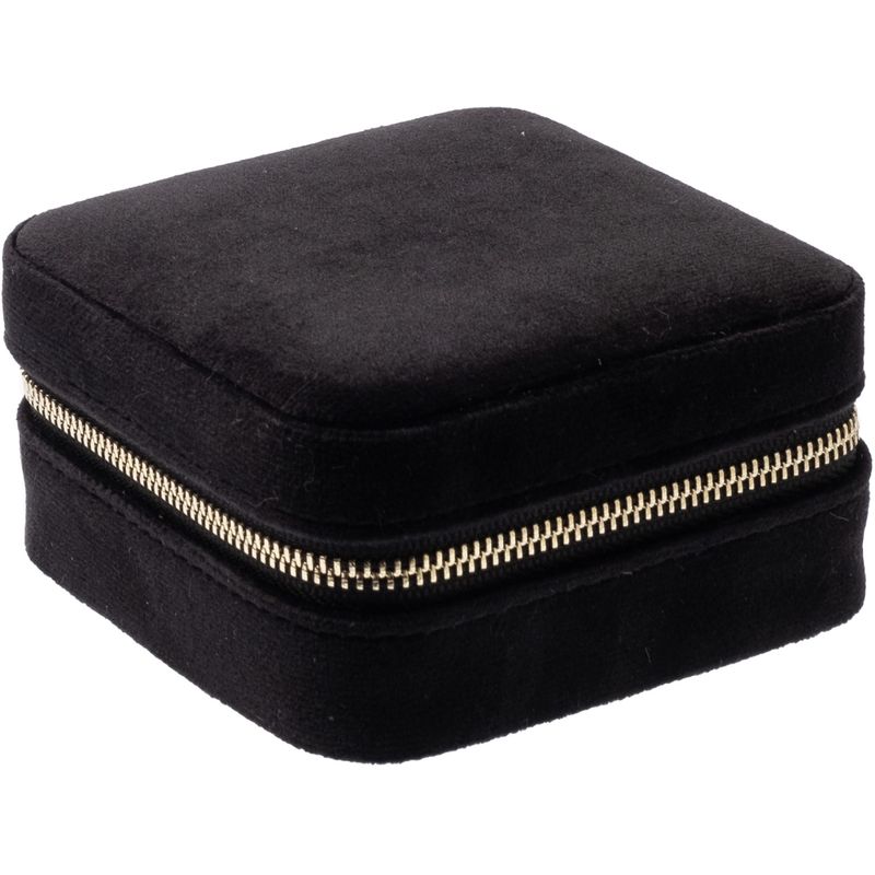 Velvet Jewellery Box Mini Black