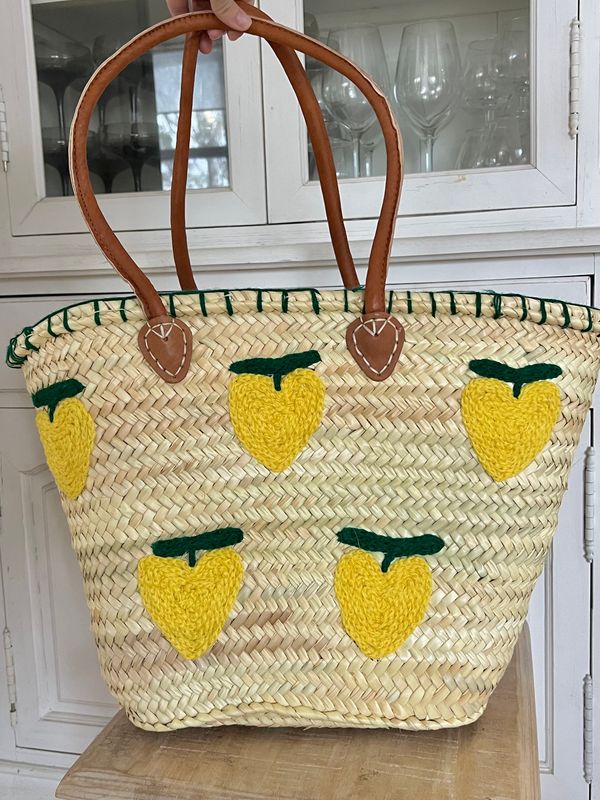 Lemon Stråveske