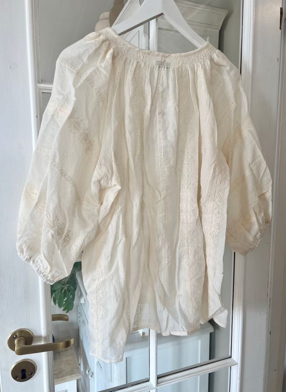 Bluse Boho Creme