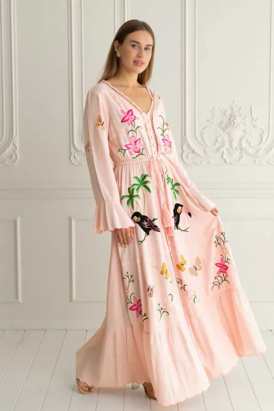 Bahia Dress Vintage pink