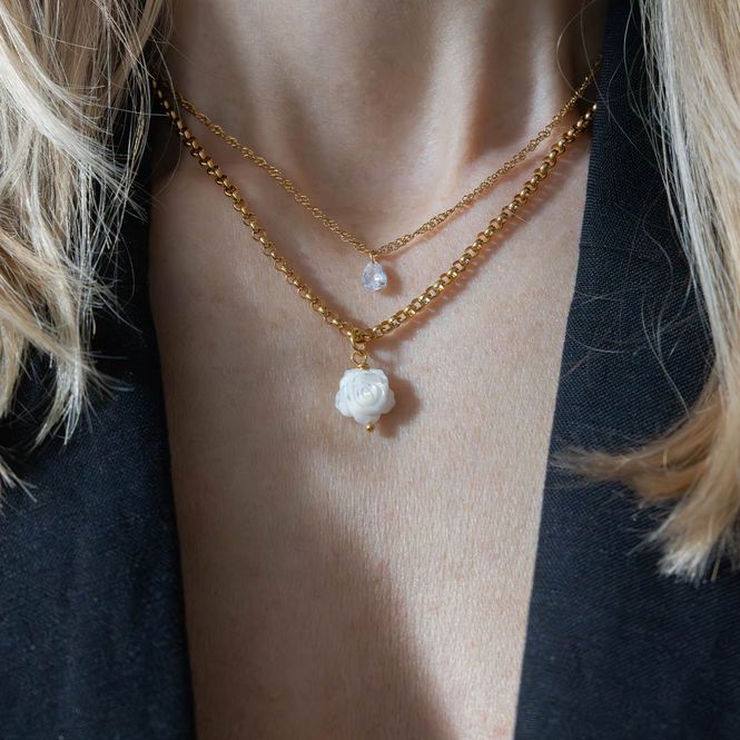 Hovedbilde Gold Rose Halskjede