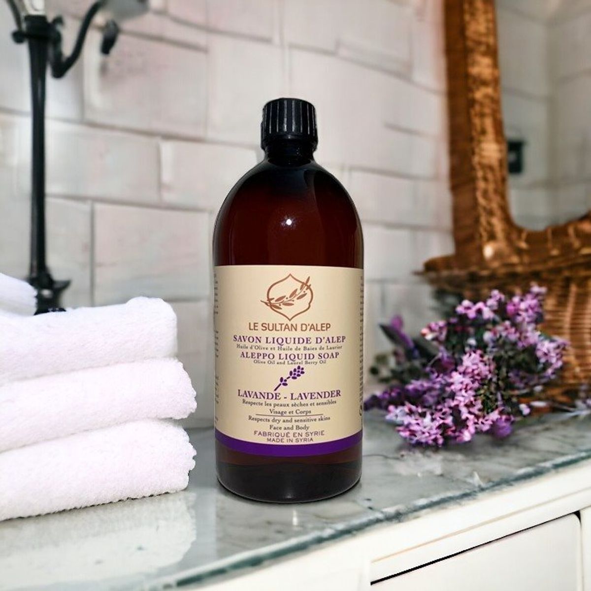 Alepposåpe Lavendel 30% 1000ml