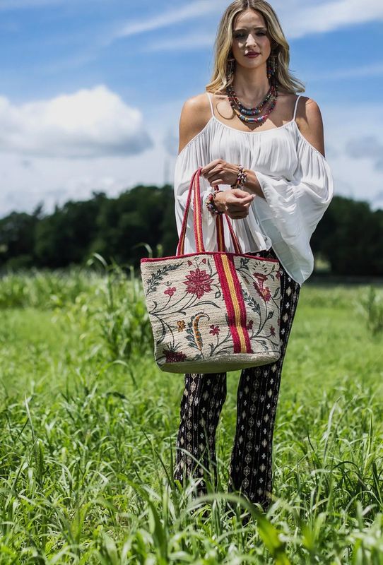 Valencia Jute Tote Bag